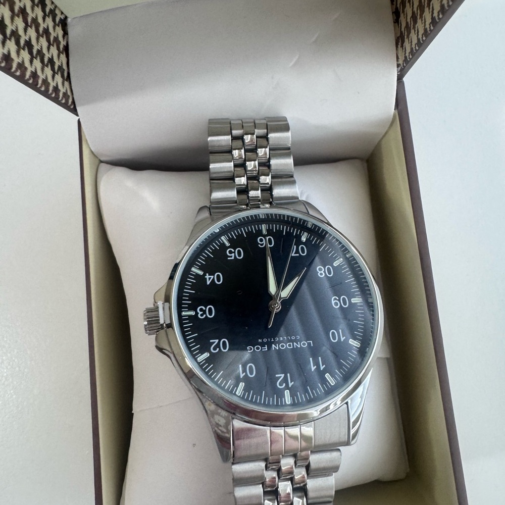 London Fog Men's Silver Watch